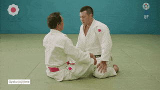 GIF de Estrangulamento Cruzado Invertido