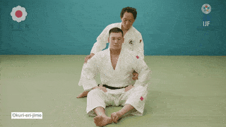 GIF de Estrangulamento Deslizante De Gola